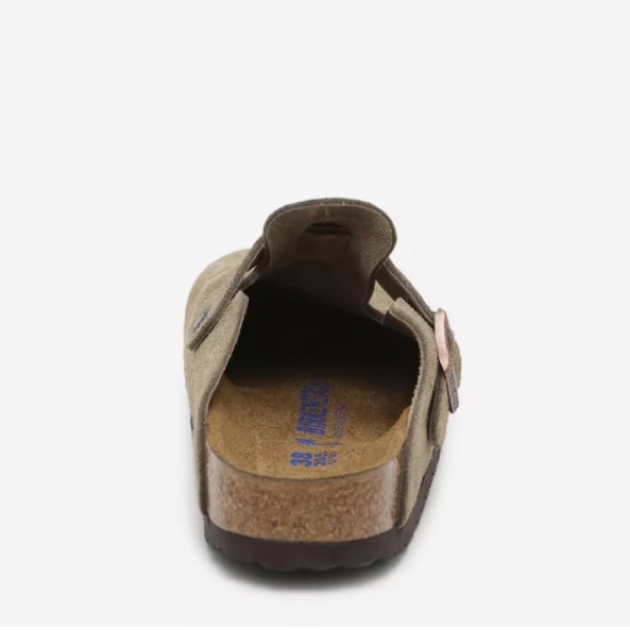 Birkenstock Women's Taupe Suede Mules - Picture 11 of 12